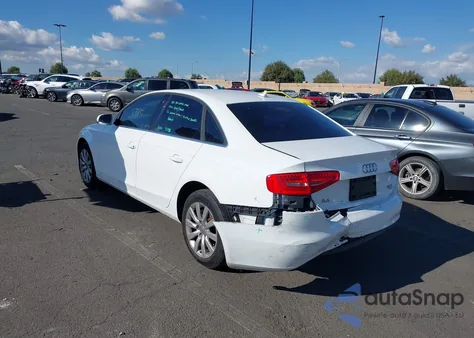 2013 Audi A4 2.0T Premium из США, поврежденный, VIN WAUBFAFL4DN003956